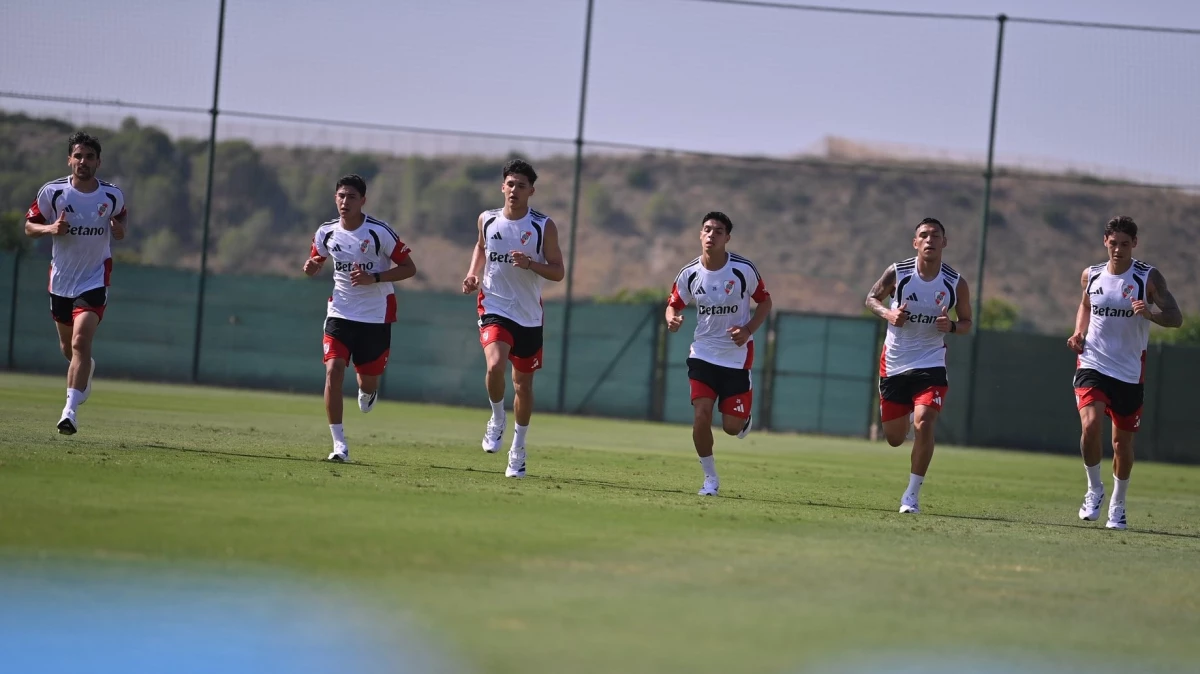 Foto: River. El equipo viene realizando una exigente pretemporada en Alicante y continuará los trabajos en el predio de Ezeiza &nbsp;