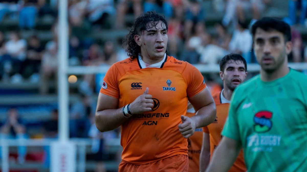 Foto: Asevedo&nbsp;en su último paso por Tarucas en el Súper Rugby Américas.