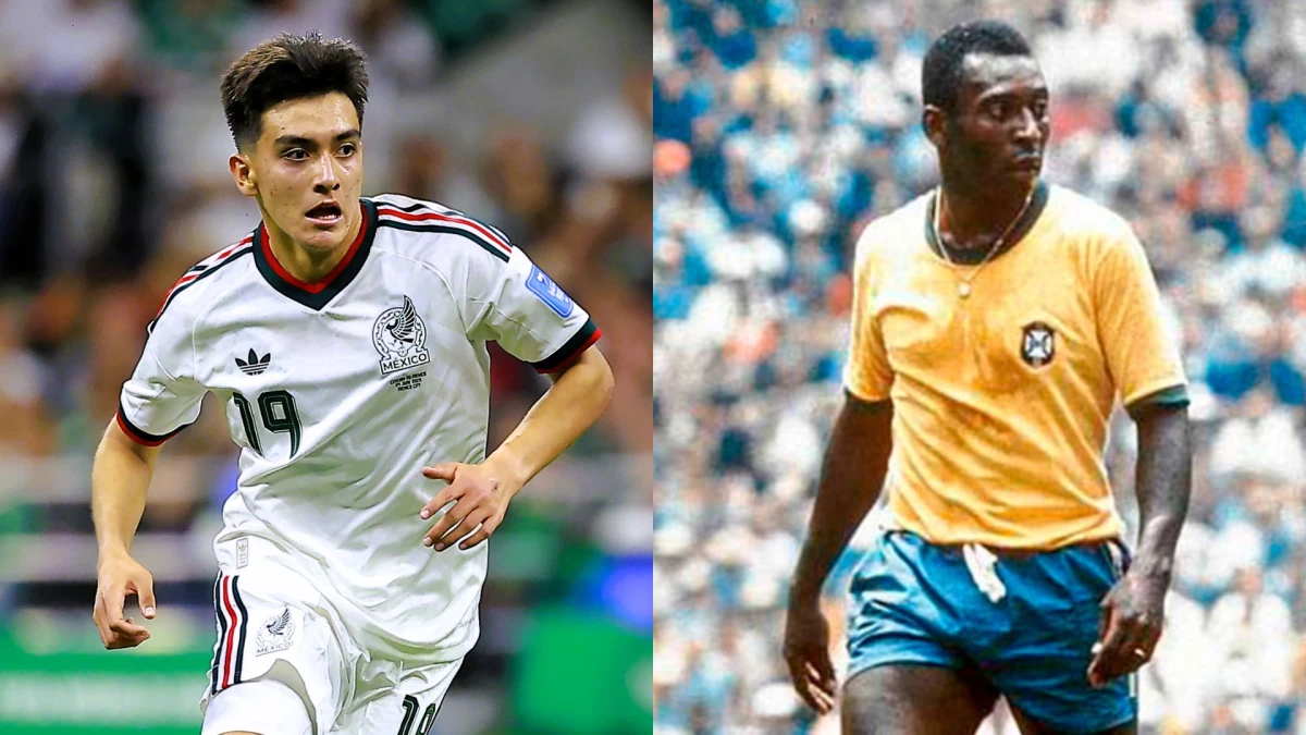 Foto: Pelé es el jugador más joven en ser titular en un partido de eliminación directa de un Mundial, Mora es el segundo.