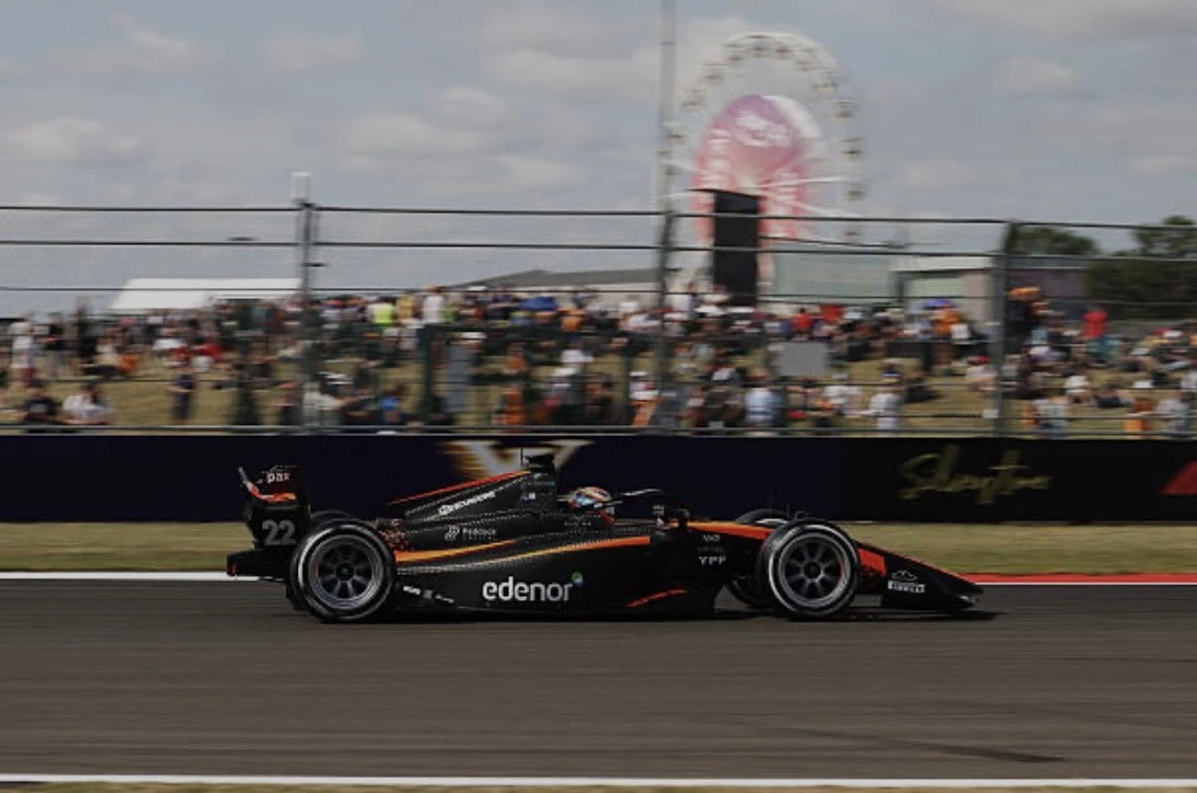 Foto: Fórmula 2. El argentino Varrone culminó en la 18va. posición en la competencia Sprint en Silverstone. Este domingo será la carrera principal, a 29 vueltas