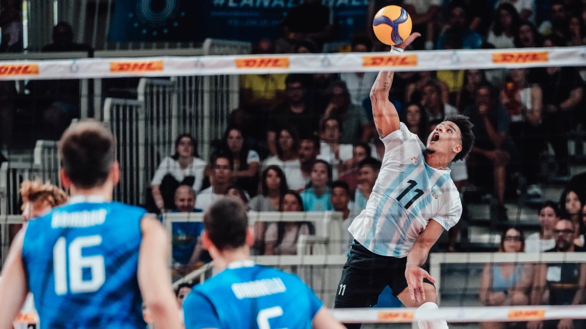 Foto: Feva. El equipo argentino volvió a tener en el punta Manu Armoa su máximo anotador ante Italia.&nbsp;