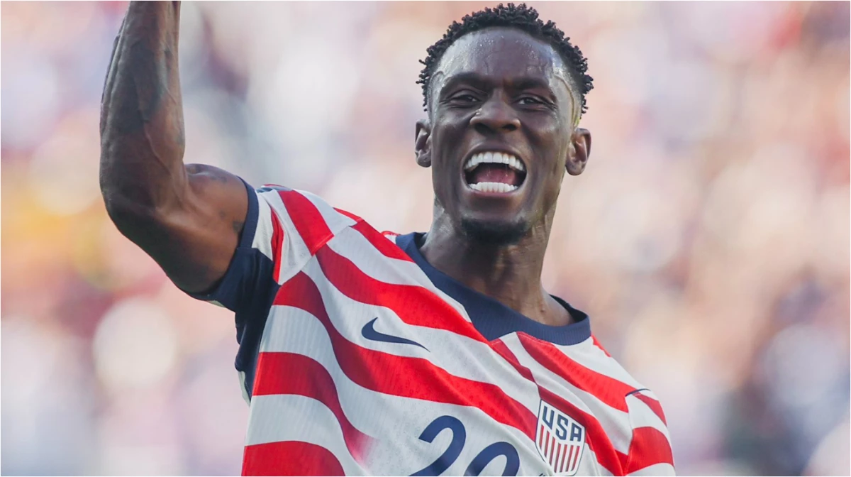 Balogun podrá jugar ante Bélgica pese a haber sido expulsado (Foto: X@USMNT).