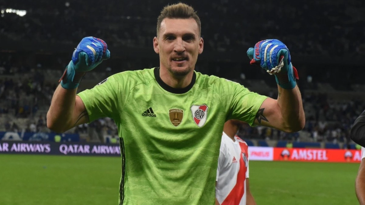 Foto: River. Las manos de Franco Armani fueron claves en la época más ganadora de la historia del club. &nbsp;