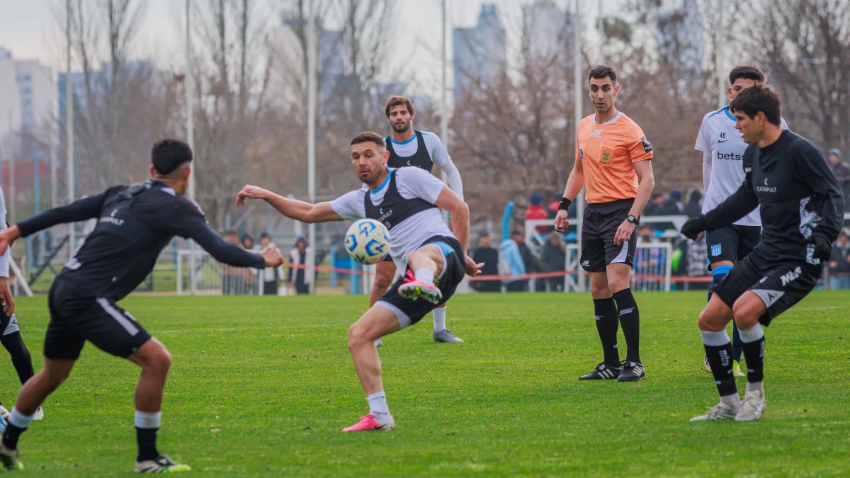 Foto:@Racing. La Academia fue más que Gimnasia de Mendoza