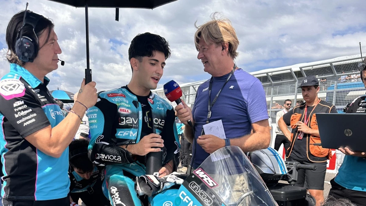 Otra gran carrera de Marco Morelli en Moto3. Foto: @AsparTeam