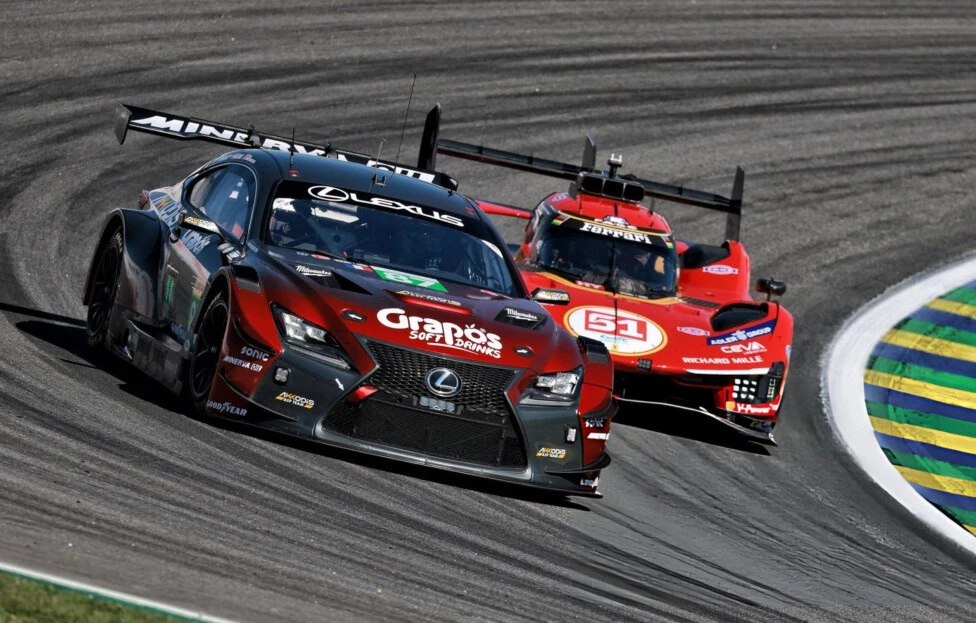 Foto: FIA WEC. El cordobès José María Pechito López, con un Lexus, terminó en la séptima colocación en Interlagos