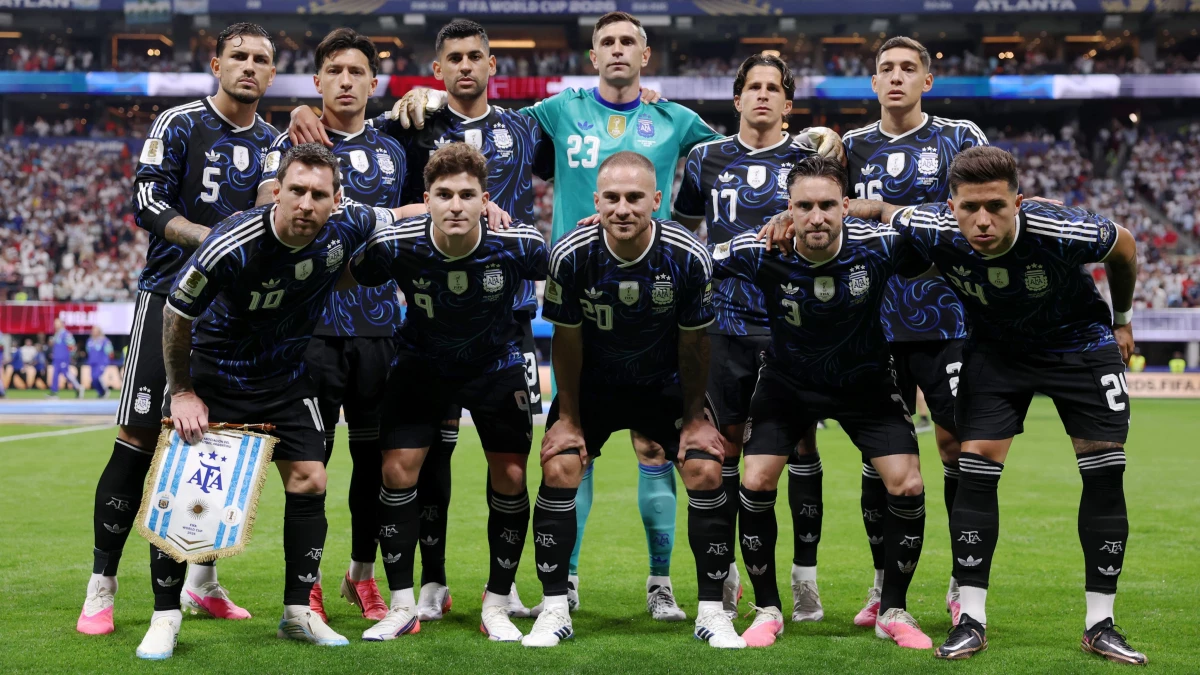 Foto de la Selección Argentina (X).