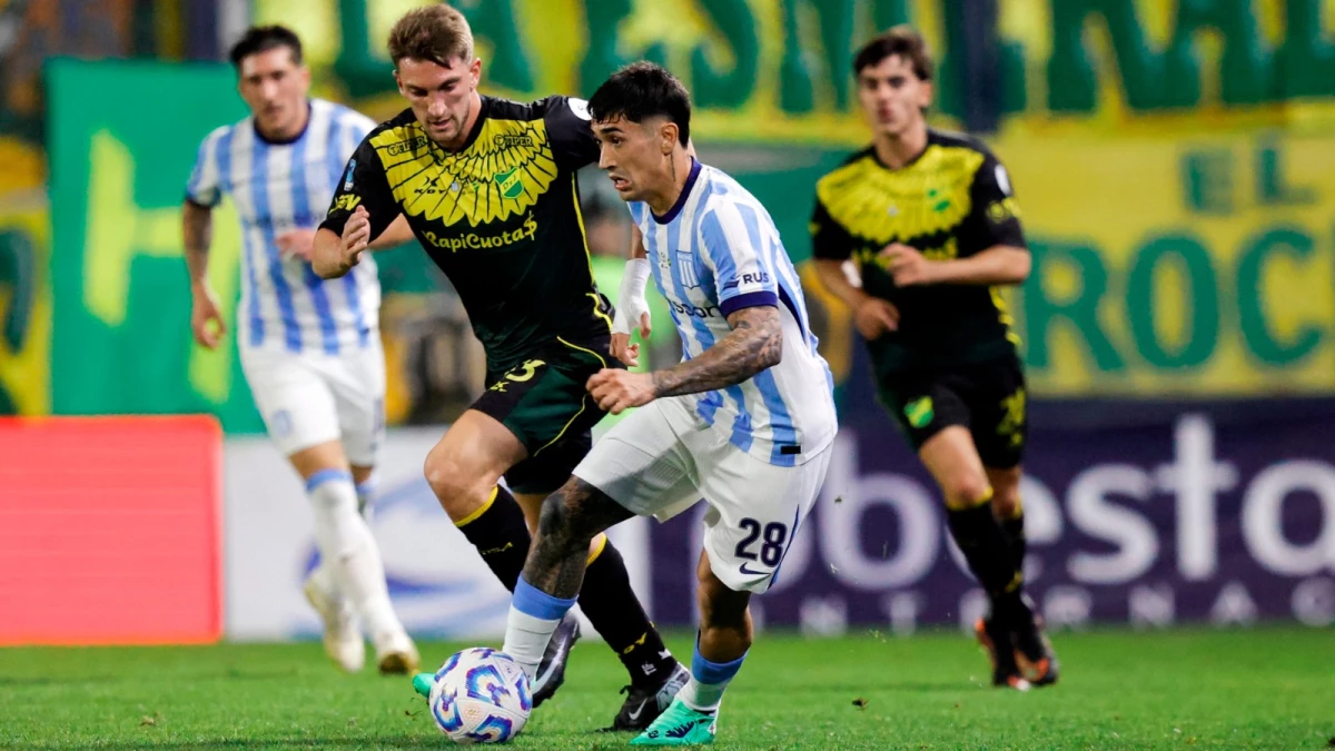 Foto: Racing goleó a Defensa y Justicia en el debut del DT Vojvoda, ex entrenador de los de Florencio Varela.