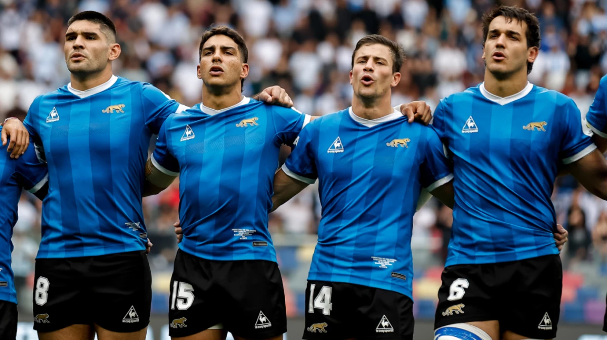 Los Pumas homenajearon a Diego Maradona y la Selección del 86 (Foto: Prensa UAR).