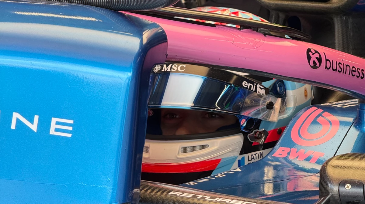 El argentino partirá desde la undécima posición (Foto: X@AlpineF1Team).