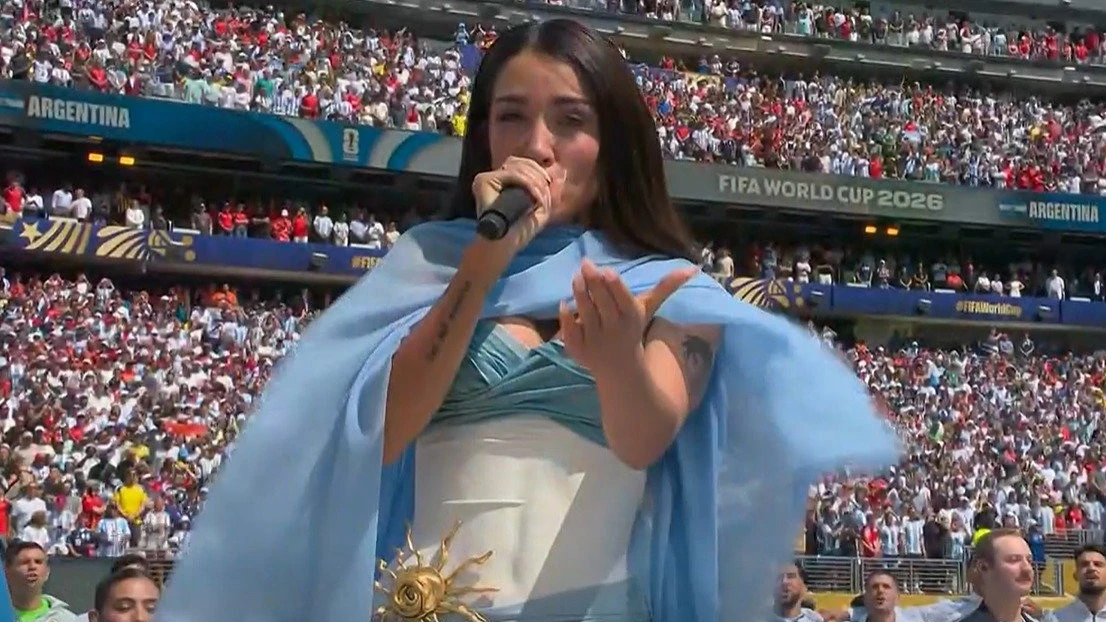 Captura de pantalla de la transmisión oficial de la final del Mundial.