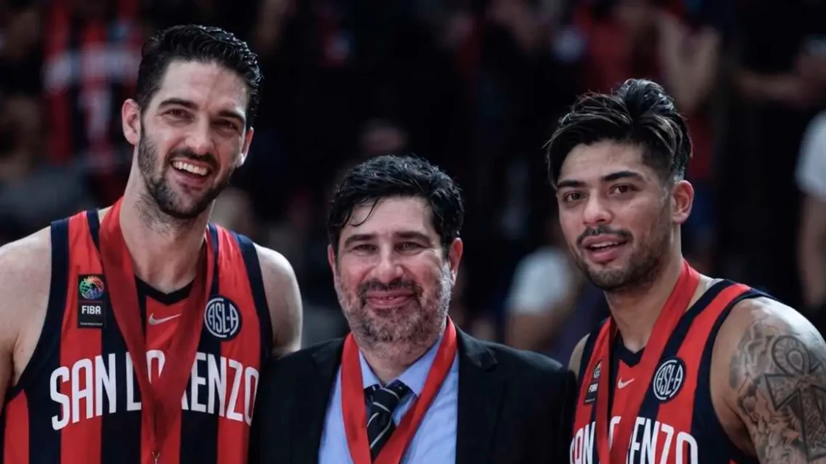 Mata, Gonzalo García y Aguirre, campeones en San Lorenzo e íconos de un club en el que se reencuentran para la LNB | Foto: San Lorenzo