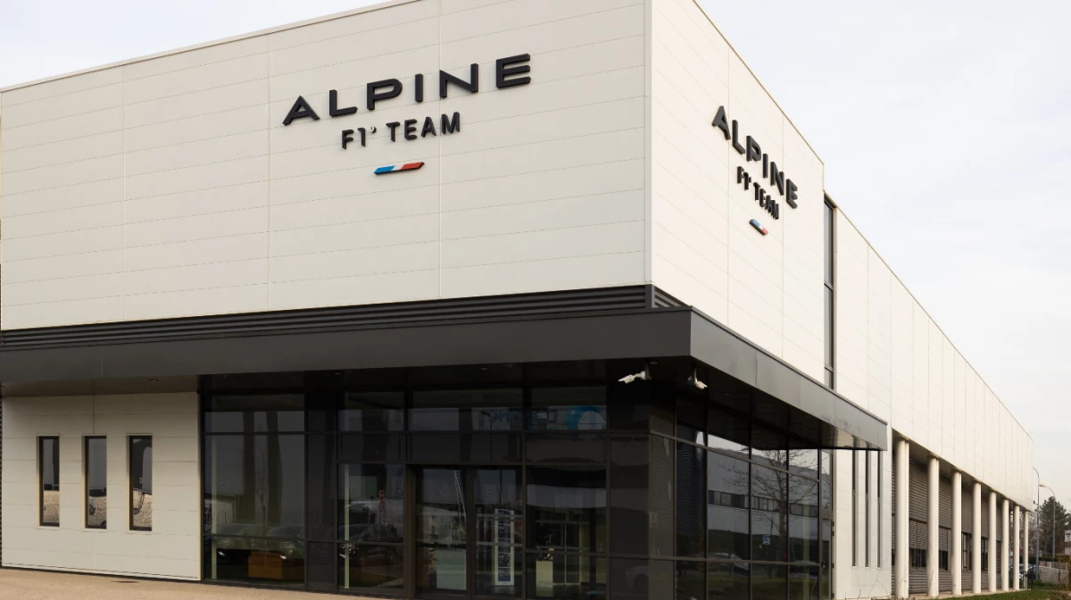 La fábrica de Alpine se ubica en Enstone, Reino Unido (Foto: Prensa Alpine).