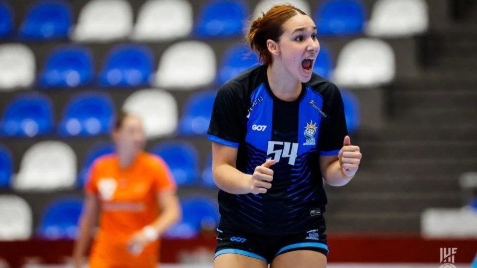 Martina Bustos, una de las goleadoras de la Garrita. Foto: IHF