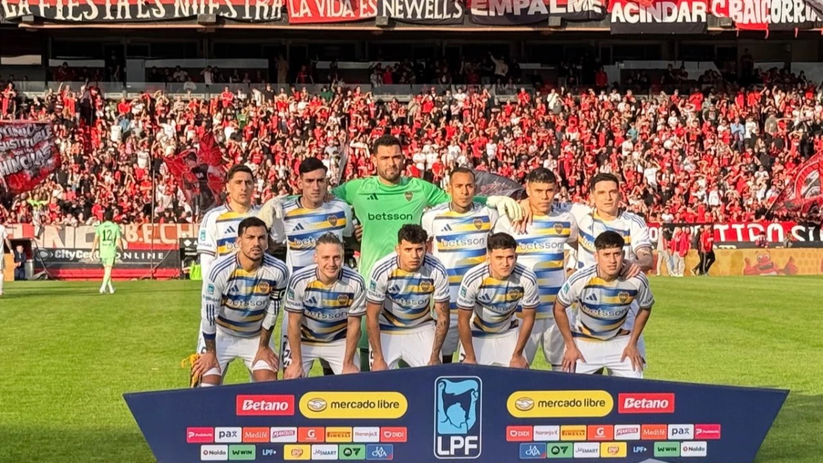 Boca igualó 2-2 con Newells en Rosario por la tercera fecha del torneo Clausura. (Foto: @LigaAFA)