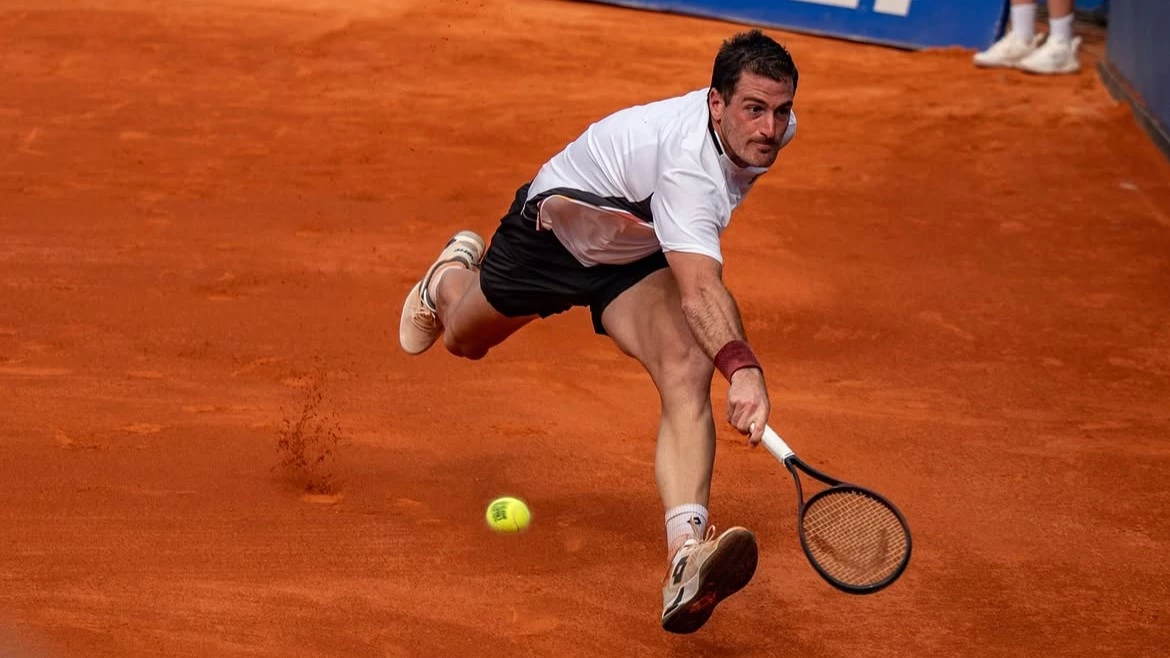 Foto: Federico Gómez cayó en su debut en el Challenger de Hagen, Alemania.&nbsp;