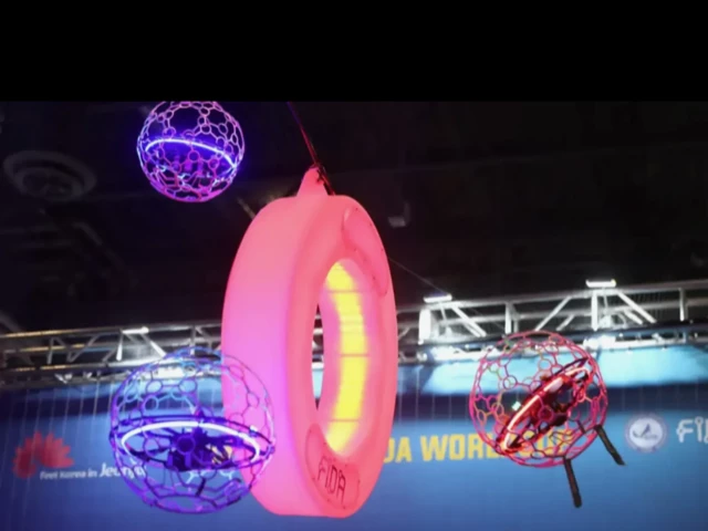 Foto: El “drone soccer” acaba de llegar a la Argentina.