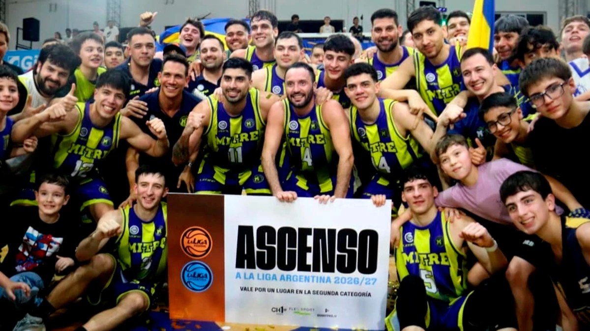 Mitre de Posadas logró un ascenso histórico desde la Liga Federal y ahora disputará la Liga Argentina en la prócima temporada | Foto: Prensa Mitre (P)