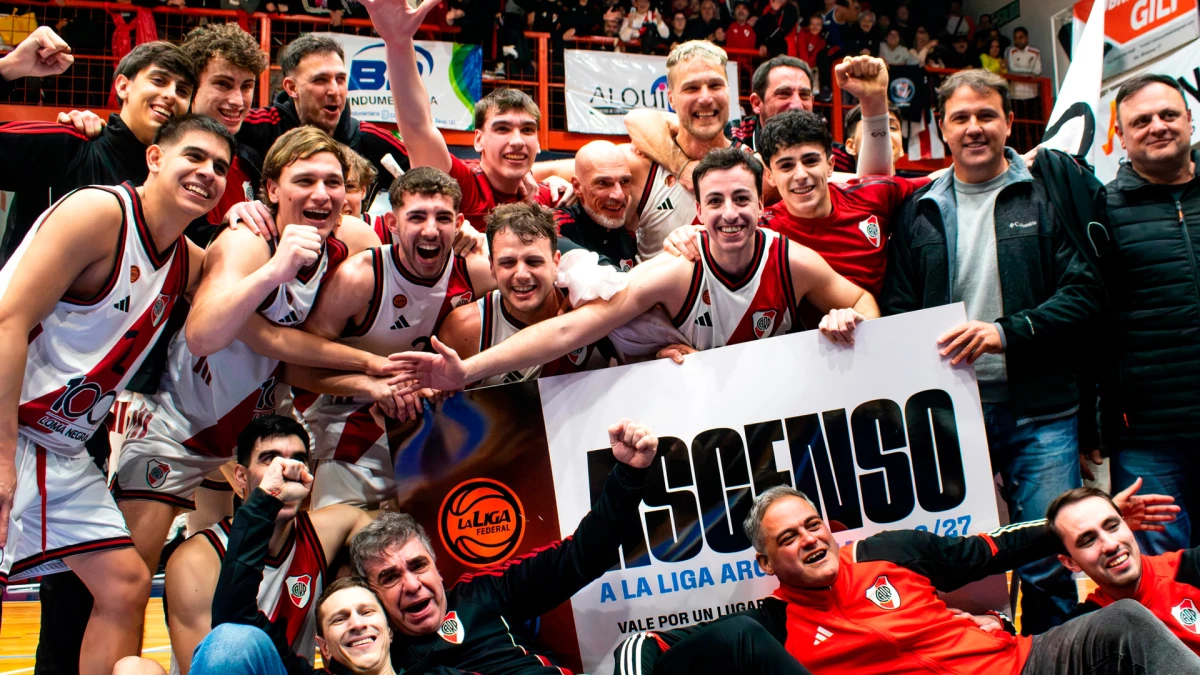 River logró una icónica actuación coo visitante en San Nicolás yh logró el ascenso a la Liga argentina | Foto: Prensa CAB