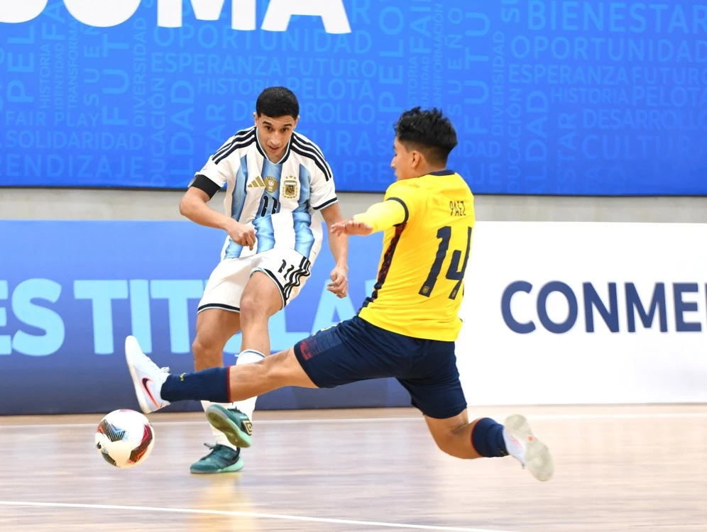 Foto: Prensa AFA. El seleccionado U17 de Futsal masculino inició exitosamente su tarea en el Sudamericano de Paraguay: 5-0 a Ecuador