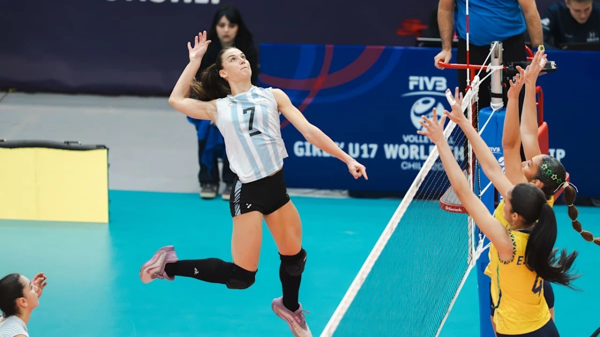 Foto: FIVB. La punta recetora, Sofía Baldo volvió a ser la máxima anotadora con 19 puntos, seguida por Borrero con 18. &nbsp;
