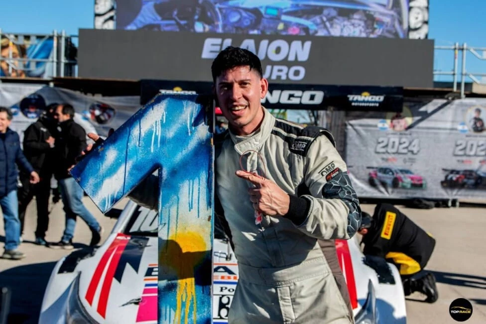 &nbsp;Nereo Queijeiro se quedó con el triunfo en el Top Race. Foto: prensa TC2000