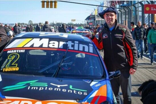 Germán todino ganó la final del Turismo Pista de invitados. Foto: prensa APTP.