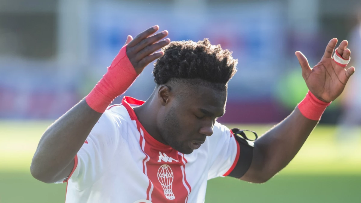Foto: Jordy Caicedo autor de los dos goles de Huracán en el triunfo ante San Lorenzo por 2 a 0. Foto: &nbsp;Eliana Obregón.