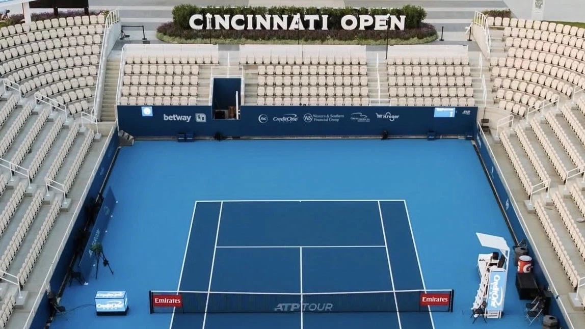 El Masters 1000 de Cincinnati se disputará del 13 al 23 de agosto sobre canchas duras.
