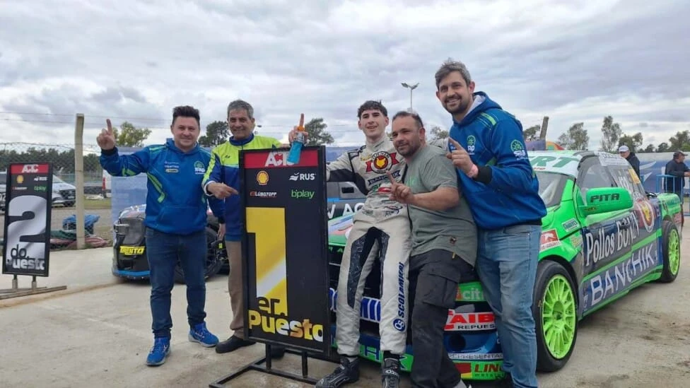 Tomás Pellandino ganó la prueba de TCP Tick Up. Foto: prensa ATCT&nbsp;