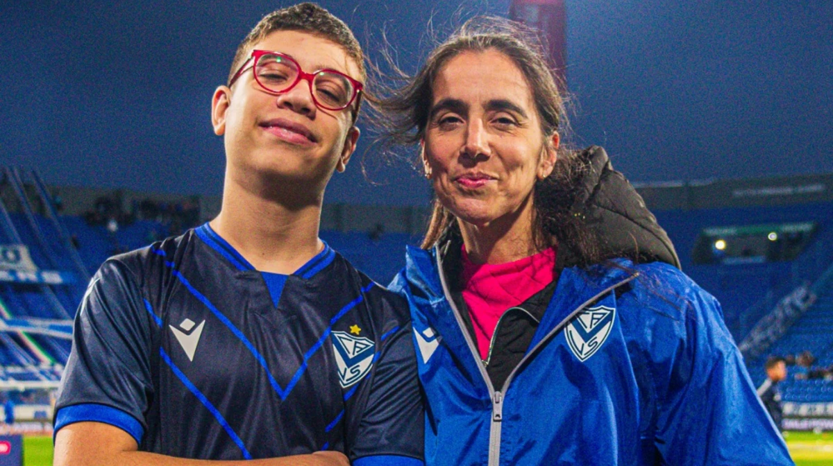 Faustino es fanático del club de Liniers (Foto: IG@faustioro).