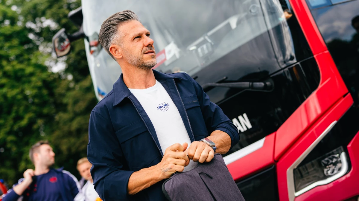 El estreno oficial de Demichelis fue con rotunda victoria: 6-0 por la Copa de Alemania ante Eintracht Trier. Avanzó a los 16vos. de final. Foto:@RBLeipzig.&nbsp;