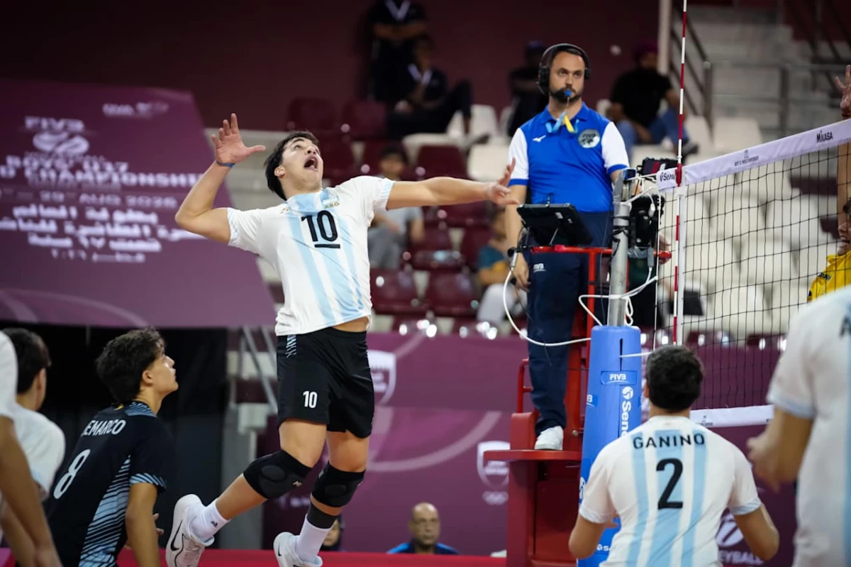 Valen Bianchi, el capitán del seleccionado. Foto: FIVB.