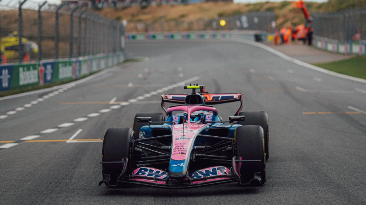 El argentino terminó 14° en Zandvoort (Foto: X@AlpineF1Team).