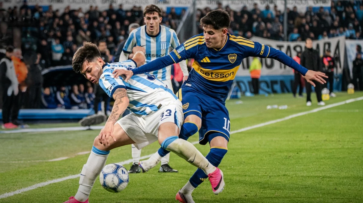 Foto: Racing y Boca no se sacaron ventajas en Avellaneda.