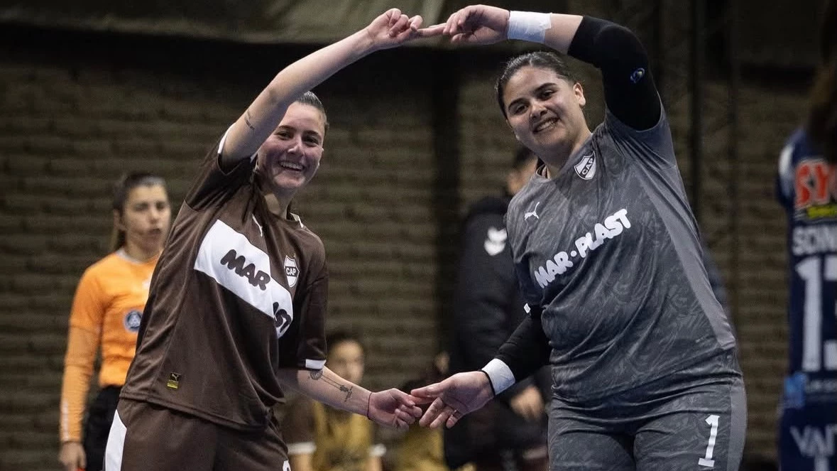 Foto:@caplatense. La arquera Braggio reúne 7 conquistas en lo que va del Clausura del Futsal femenino
