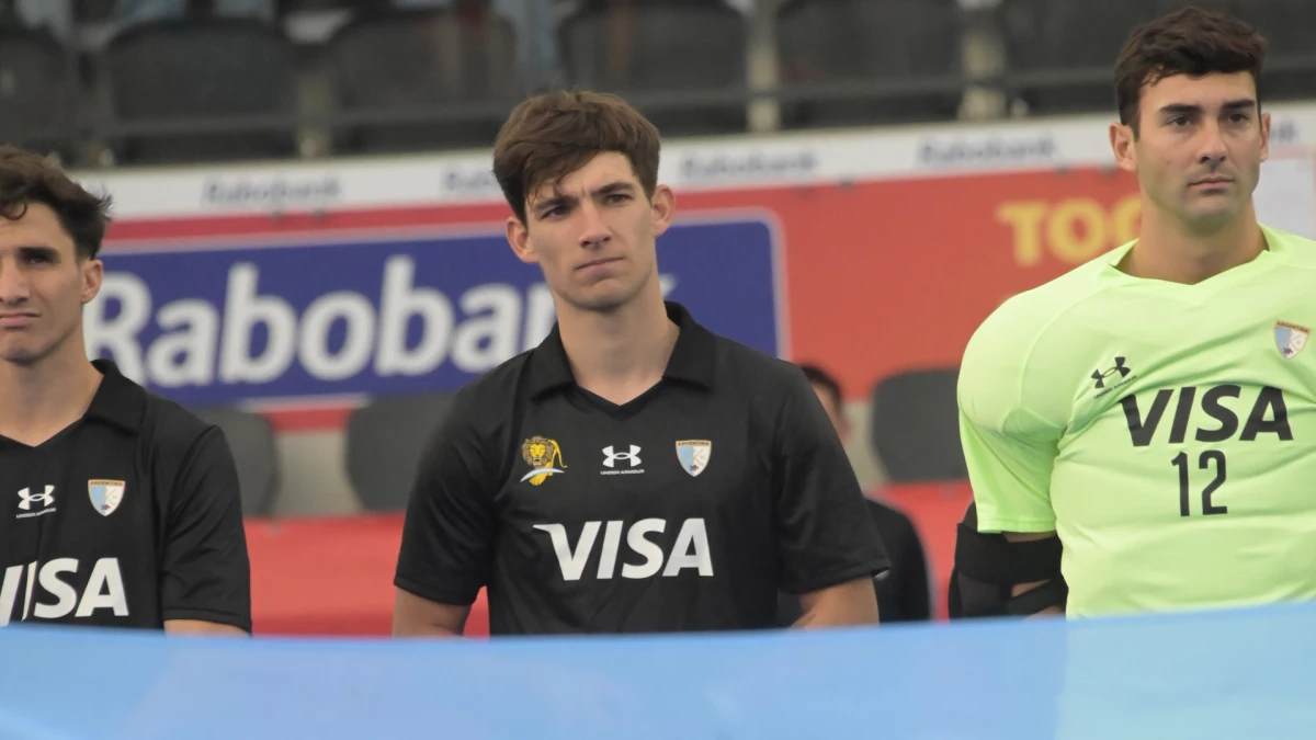 Tomás, de Leoncito a León, con la 15 en la espalda y uno de los integrantes del plantel que dirige Lucas Rey y que sueñan antes de la semifinales del Mundial 2026 | Foto: Mercedes Arrighi&nbsp;