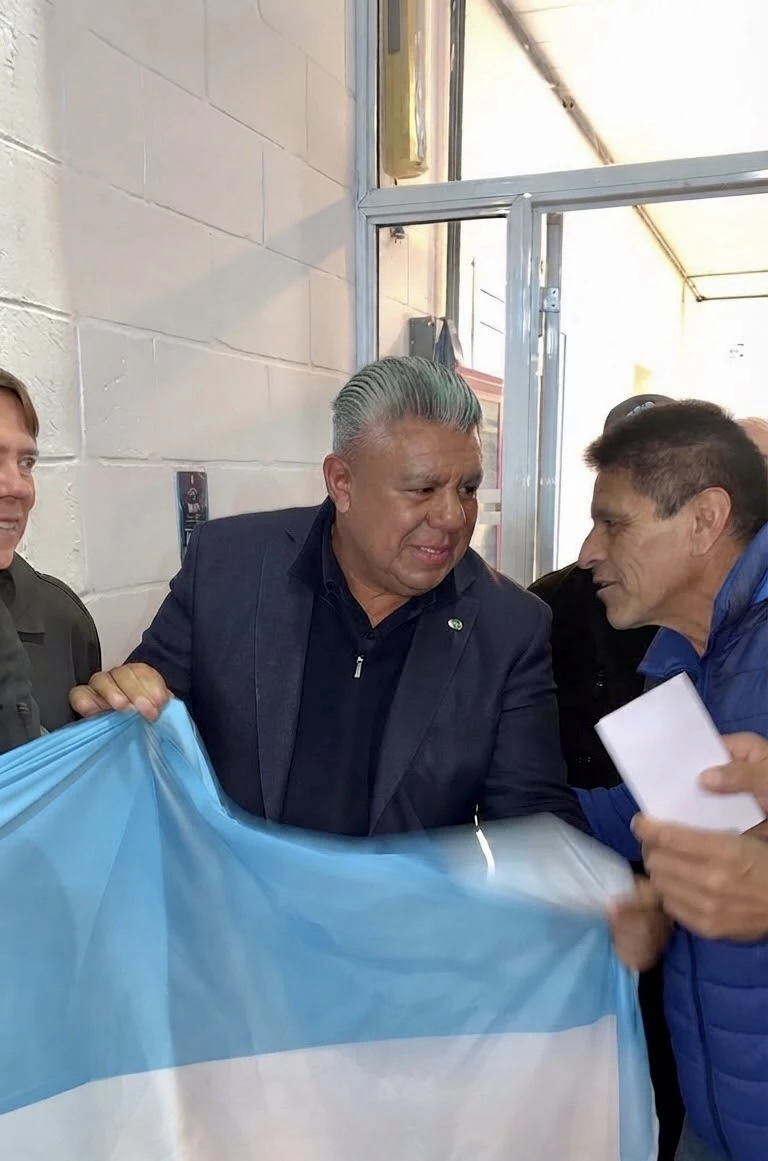Foto: Claudio Tapia apoya a Bazán Vera como candidato a secretario general de ATFA.