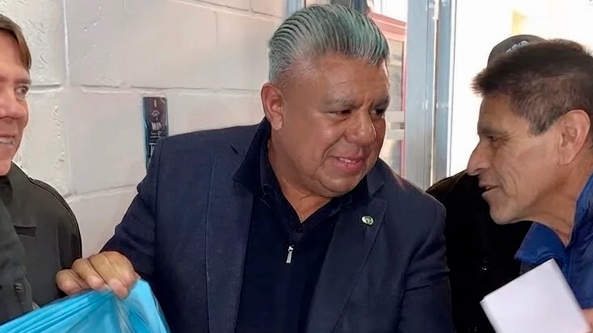Foto: Claudio Tapia apoya a Bazán Vera como candidato a secretario general de ATFA.