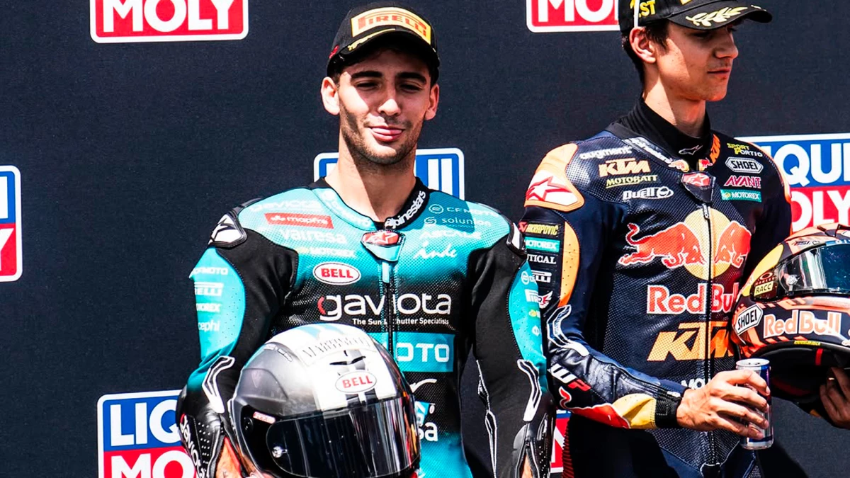 Morelli logró un gran trabajo en la clasificación de Moto3 y quedó cerca de largar primero | Foto: IG @marcomorelli95