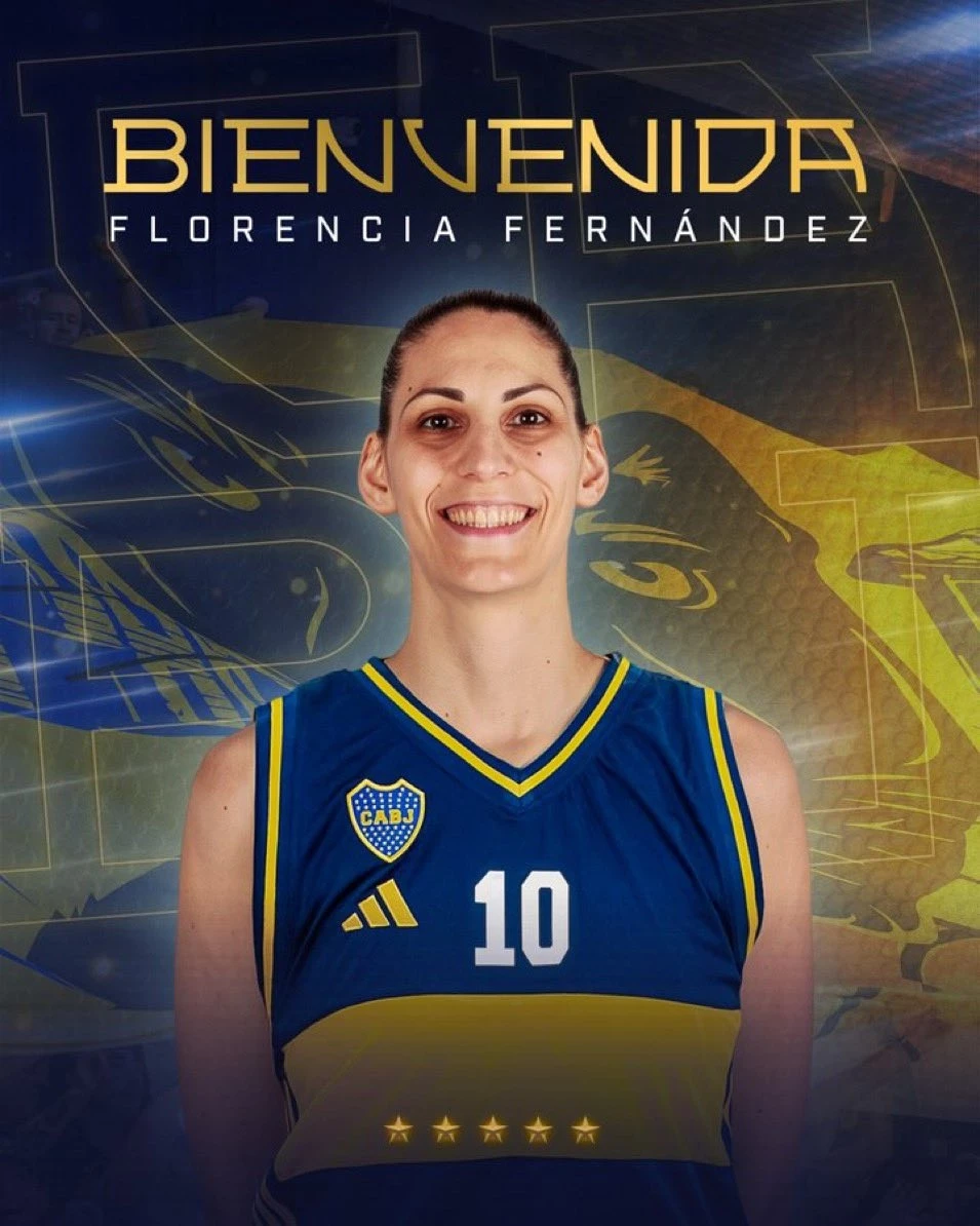 Foto:@BasquetBocaJrs. Florencia Fernández es la nueva cara del básquet femenino de Boca
