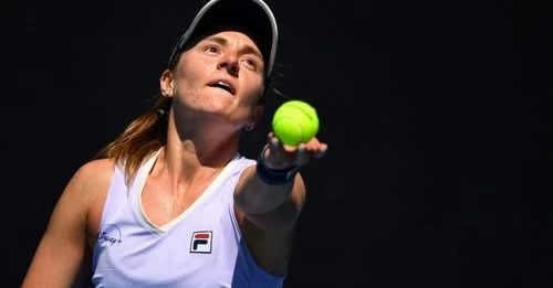 Foto: la rosasina Nadia Podoroska pasó a la segunda ronda del US Open