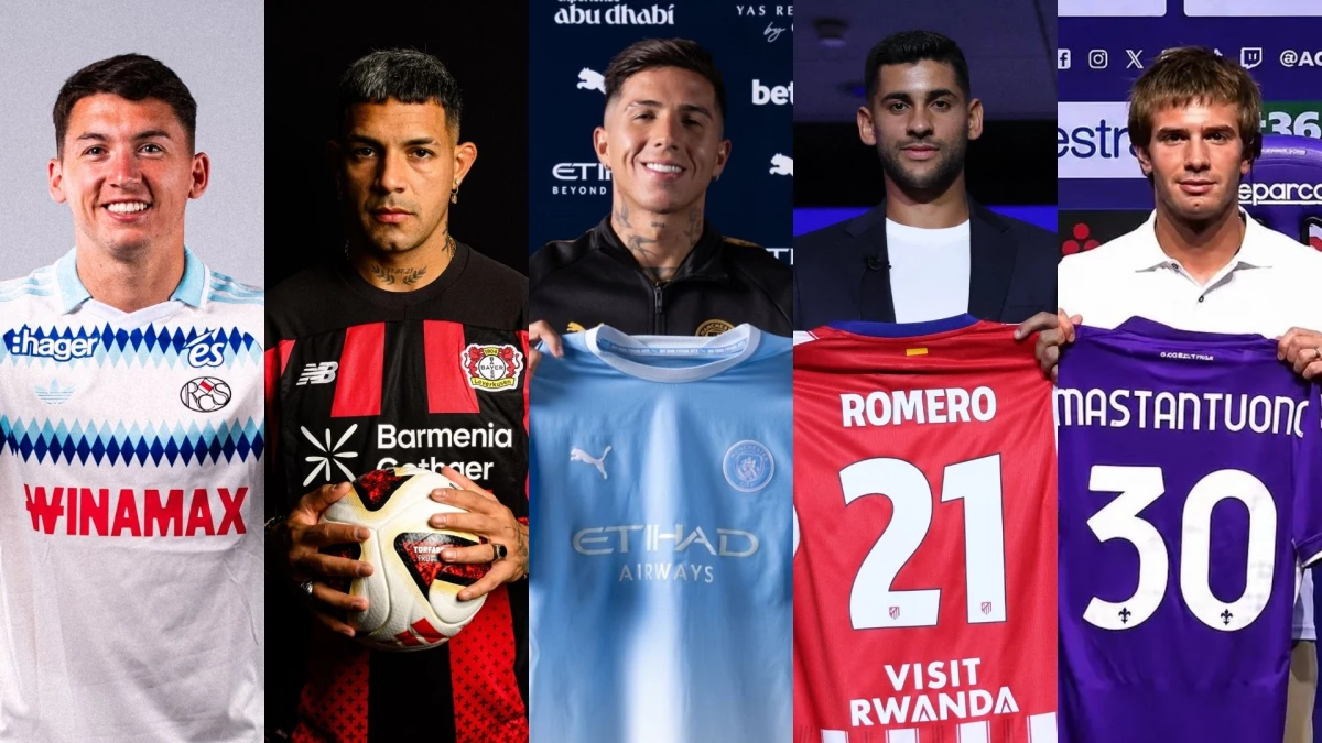 Foto: Los argentinos fueron protagonistas en el mercado de pases europeo.