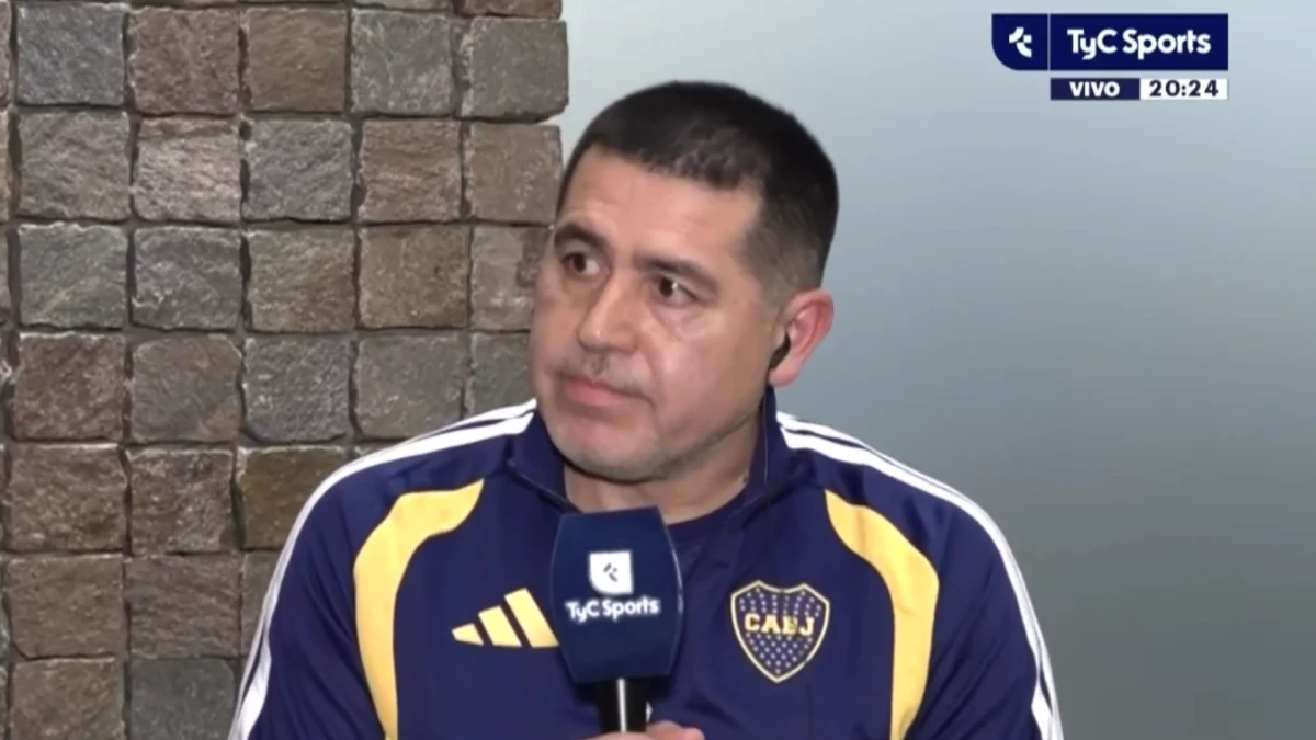 Foto: Riquelme habló del partido de mañana con Vélez y de muchas cosas más.