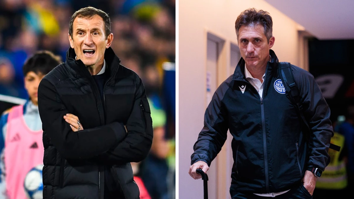 Foto: Arruabarrena y Guillermo Barros Schelotto, dos amigos con miradas diferentes.
