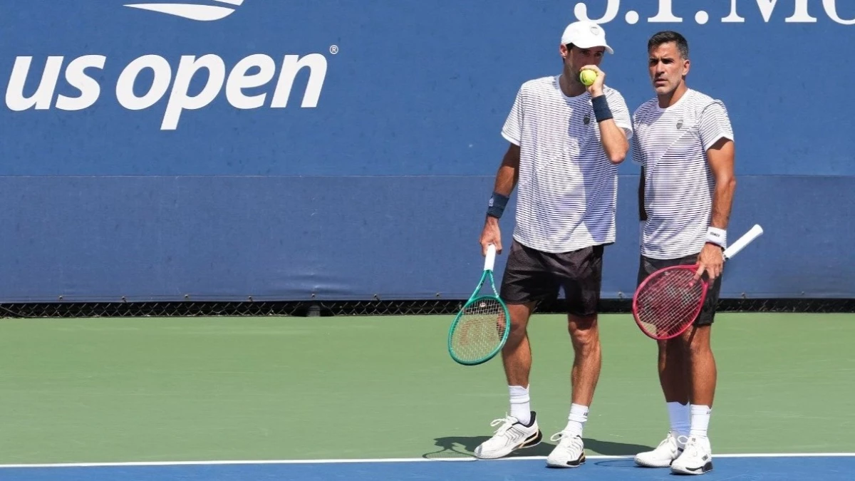Molteni y González no jugaban juntos desde el 10 de mayo.Foto del US Open.