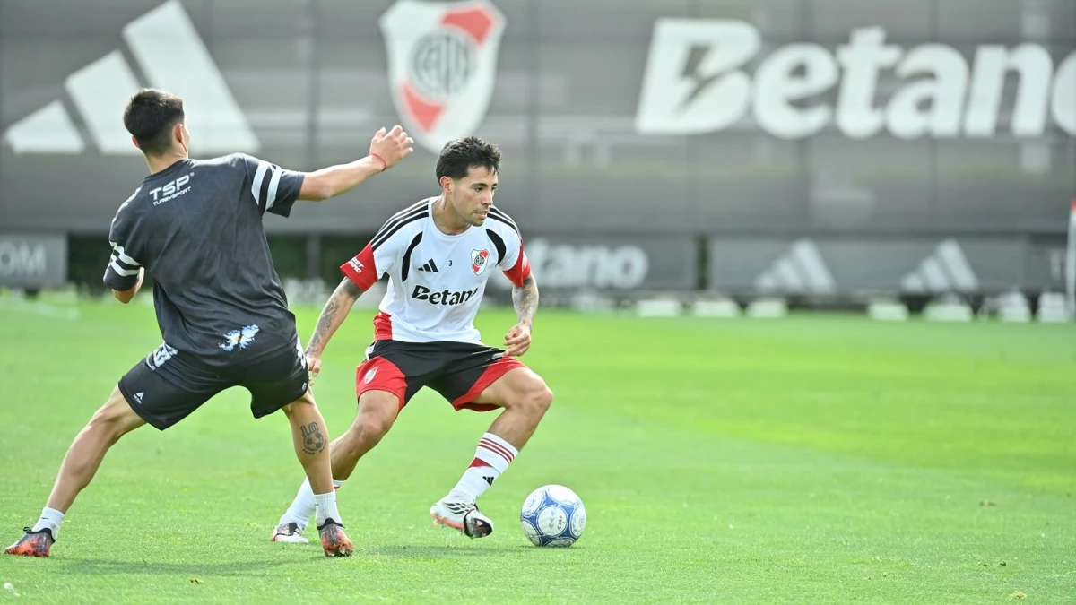 Foto: River. Francisco Ortega, el lateral, sumó 50 minutos en el amistoso donde Ponzio le dio rodaje a los suplentes, &nbsp;