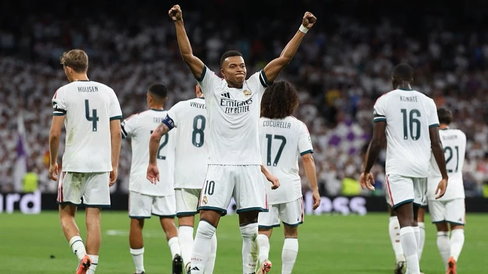 Mbappé fue letal y el Madrid venció al Inter del Toro Martínez. foto: @uefa.