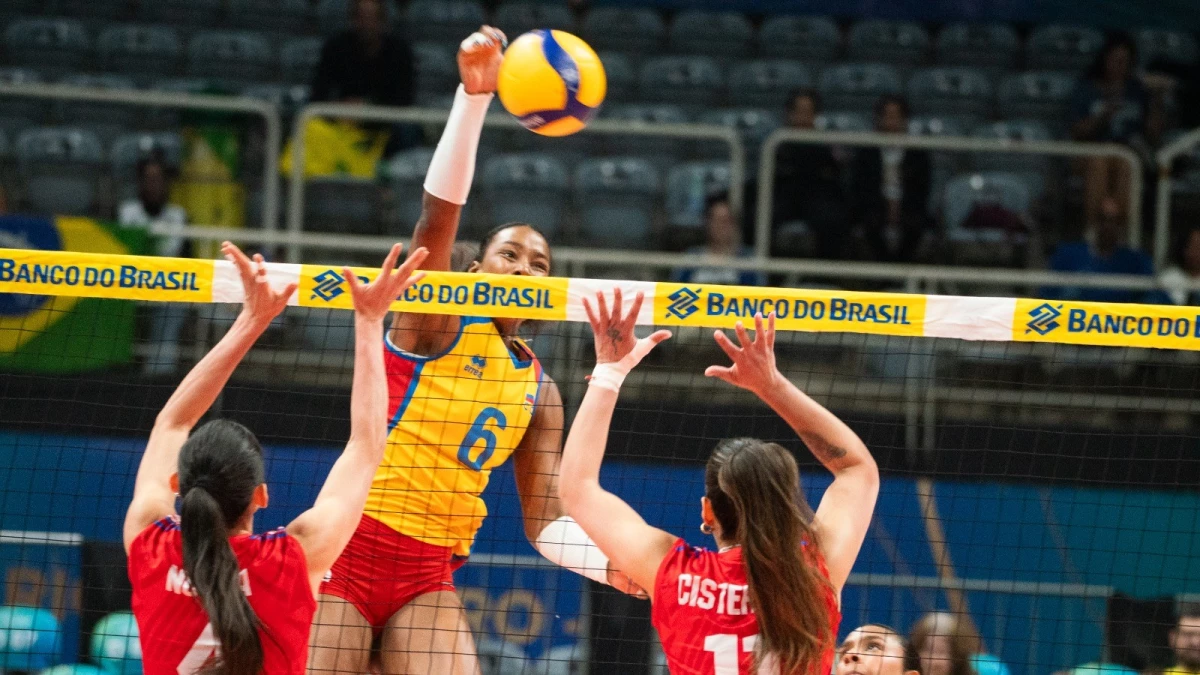 Foto: Voleysur. El torneo preolímpico se abrió con el triunfo de Colombia a Chile por 3-0 y se cerró con Brasil ante Venezuela.