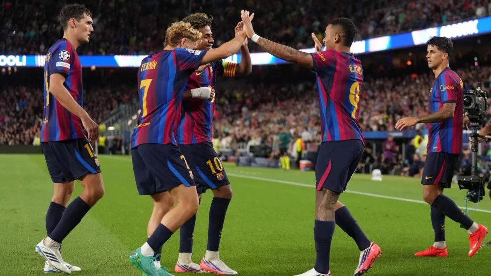 El Barsa tuvo un arranca goleador en la Champions. foto: @uefa.